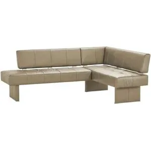 Höffner Eckbank Leder Spider 2 ¦ braun ¦ Maße (cm): B: 227 H: 88 T: 165.0