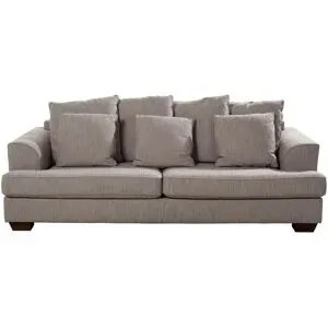 Soho Großes Loungesofa braun - Webstoff Franka ¦ beige ¦ Maße (cm): B: 231 H: 87