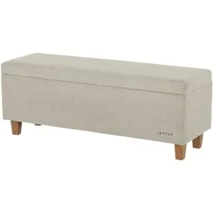 Jette Home Bettbank mit Stauraum Jette Flex ¦ beige ¦ Maße (cm): B: 122 H: 47 T: