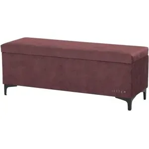 Jette Home Bettbank mit Stauraum Jette Patch ¦ rot ¦ Maße (cm): B: 122 H: 47 T: