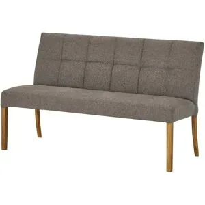 Woodford Esszimmerbank mit Steppung Dakota ¦ braun ¦ Maße (cm): B: 150 H: 89 T:
