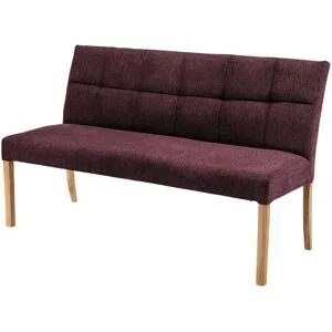 Woodford Esszimmerbank mit Steppung Dakota ¦ rot ¦ Maße (cm): B: 150 H: 89 T: