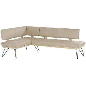 Koinor Eckbank Leder Dining System 4 ¦ beige ¦ Maße (cm): B: 237 H: 88 T: 152.0
