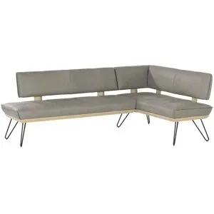 Koinor Eckbank Leder Dining System 4 ¦ grau ¦ Maße (cm): B: 217 H: 88 T: 152.0