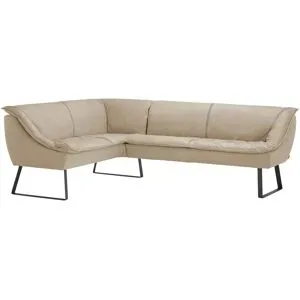 Koinor Eckbank Leder Alino ¦ beige ¦ Maße (cm): B: 243 H: 89 T: 192.0