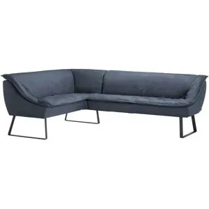Koinor Eckbank Leder Alino ¦ blau ¦ Maße (cm): B: 283 H: 89 T: 192.0
