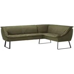Koinor Eckbank Leder Alino ¦ grün ¦ Maße (cm): B: 283 H: 89 T: 192.0