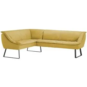 Koinor Eckbank Leder Alino ¦ gelb ¦ Maße (cm): B: 283 H: 89 T: 192.0