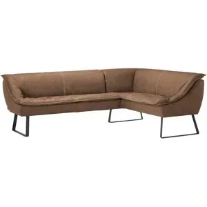 Koinor Eckbank Leder Alino ¦ braun ¦ Maße (cm): B: 283 H: 89 T: 192.0