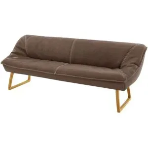 Koinor Polsterbank Leder Alino ¦ braun ¦ Maße (cm): B: 188 H: 89 T: 77.0