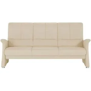 Himolla Vorziehsofa aus Echtleder 6001 ¦ beige ¦ Maße (cm): B: 210 T: 86.0