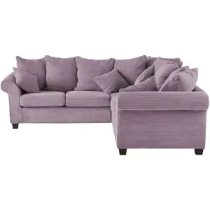 Höffner Ecksofa  Norderney ¦ lila/violett ¦ Maße (cm): H: 70