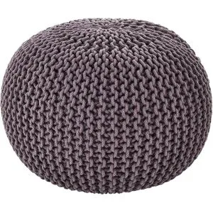como Pouf  Strick ¦ grau ¦ Maße (cm): H: 45  Ø: 65