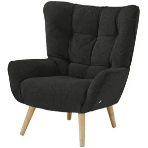 Soho Polstersessel  Jolyn ¦ schwarz ¦ Maße (cm): B: 87 H: 100 T: 86.0