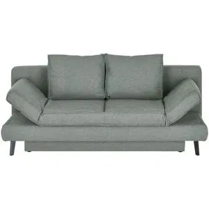 Höffner Schlafsofa mit Bettkasten Sidney ¦ grau ¦ Maße (cm): B: 200 H: 85 T: 90.0