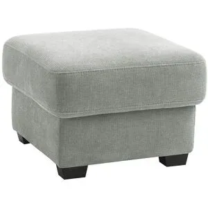 Bobb Hocker mit Boxspringpolsterung  Lisa de Luxe ¦ grau ¦ Maße (cm): B: 61 H: