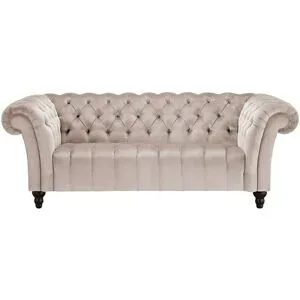 Höffner Sofa  2-sitzig  Canyon ¦ rosa/pink ¦ Maße (cm): B: 205 H: 74 T: 101.0