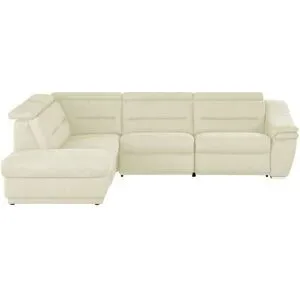 meinSofa Ecksofa  Ivonne-S ¦ creme ¦ Maße (cm): B: 294 H: 84 T: 245.0