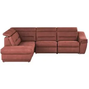 meinSofa Ecksofa  Ivonne-S ¦ rot ¦ Maße (cm): B: 294 H: 84 T: 245.0