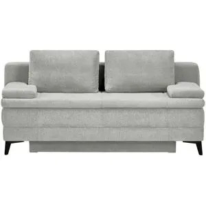 Höffner Schlafsofa Boxspring Ciri ¦ grau ¦ Maße (cm): B: 200 H: 93 T: 107.0