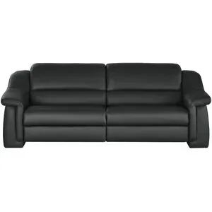 Himolla Ledersofa  1501 ¦ schwarz ¦ Maße (cm): B: 232 H: 84 T: 106.0