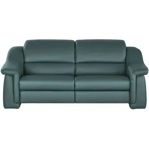 Himolla Ledersofa  1501 ¦ türkis/petrol ¦ Maße (cm): B: 202 H: 84 T: 106.0