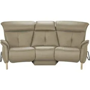 Himolla Einzelsofa Leder  4708 ¦ braun ¦ Maße (cm): B: 216 H: 97 T: 119.0