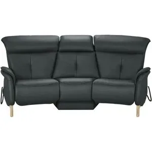 Himolla Einzelsofa Leder  4708 ¦ schwarz ¦ Maße (cm): B: 216 H: 97 T: 119.0