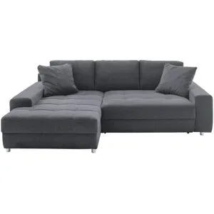 Bobb Ecksofa  Arissa de Luxe ¦ grau ¦ Maße (cm): B: 258 H: 84 T: 181.0