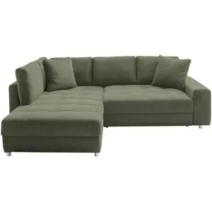 Bobb Ecksofa  Arissa de Luxe ¦ grün ¦ Maße (cm): B: 265 H: 84 T: 215.0