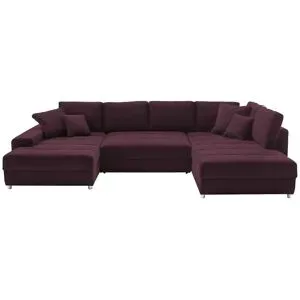 Bobb Wohnlandschaft  Arissa de Luxe ¦ rot ¦ Maße (cm): B: 353 H: 84 T: 215.0