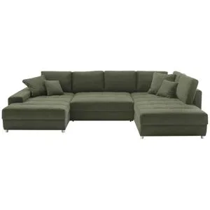 Bobb Wohnlandschaft  Arissa de Luxe ¦ grün ¦ Maße (cm): B: 353 H: 84 T: 215.0