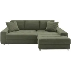 Bobb Ecksofa  Arissa de Luxe ¦ grün ¦ Maße (cm): B: 258 H: 84 T: 181.0