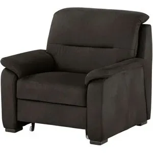 meinSofa Sessel mit ausziehbarem Hocker  Vera ¦ grau ¦ Maße (cm): B: 100 H: 92