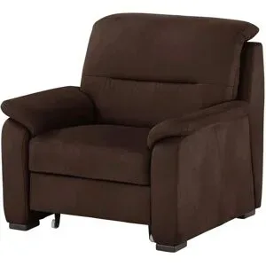 meinSofa Sessel mit ausziehbarem Hocker  Vera ¦ braun ¦ Maße (cm): B: 100 H: 92