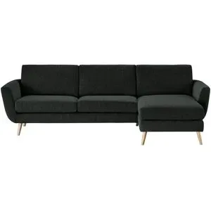 Soho Ecksofa  Smilla ¦ schwarz ¦ Maße (cm): B: 274 H: 85 T: 156.0