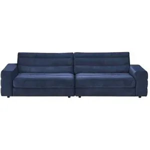 Höffner Big Sofa  Scarlatti ¦ blau ¦ Maße (cm): B: 296 H: 83 T: 125.0
