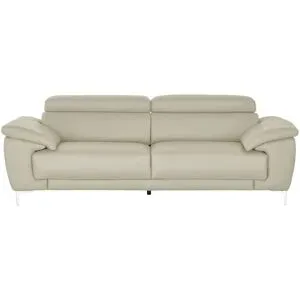 Max Schelling Einzelsofa aus Echtleder Vita ¦ creme ¦ Maße (cm): B: 236 H: 93 T: