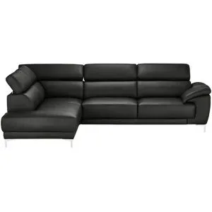 Max Schelling Ecksofa  Vita ¦ schwarz ¦ Maße (cm): B: 209 T: 293.0
