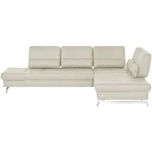 JOOP! Ecksofa Leder  Loft 8108 ¦ creme ¦ Maße (cm): B: 299 H: 86 T: 250.0