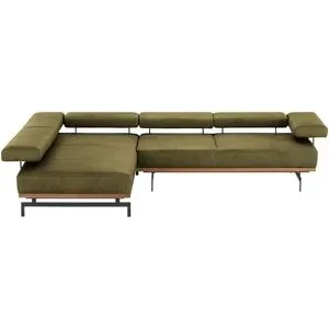 JOOP! Ecksofa Leder  24/7 8106 ¦ grün ¦ Maße (cm): B: 237 H: 85 T: 295.0