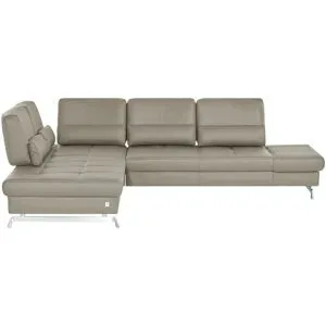 JOOP! Ecksofa Leder  Loft 8108 ¦ grau ¦ Maße (cm): B: 299 H: 86 T: 250.0