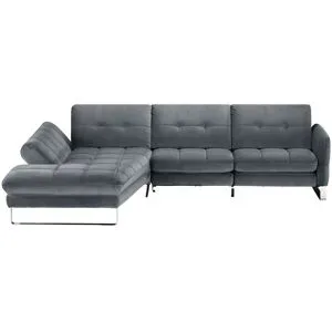 JOOP! Ecksofa mit Relaxfunktion  Move 8152 ¦ grau ¦ Maße (cm): B: 309 H: 112 T: