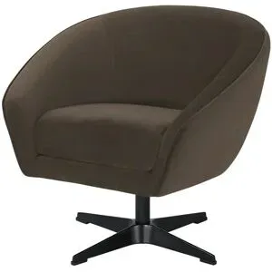 switch Drehsessel  Roma Mikrofaser ¦ braun ¦ Maße (cm): B: 80 H: 75 T: 80.0