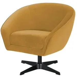 switch Drehsessel  Roma Mikrofaser ¦ gold ¦ Maße (cm): B: 80 H: 75 T: 80.0