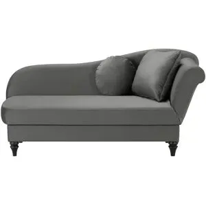 Höffner Recamiere  Nadja ¦ grau ¦ Maße (cm): B: 190 H: 92 T: 85.0