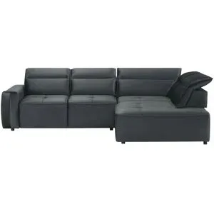 switch Ecksofa  Colombo ¦ schwarz ¦ Maße (cm): B: 296 H: 103 T: 227.0