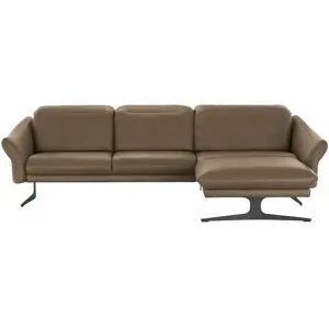 Himolla Ecksofa Leder 1059 ¦ braun ¦ Maße (cm): B: 284 H: 83 T: 179.0