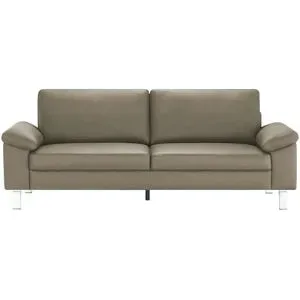 Höffner Einzelsofa aus Echtleder Bena ¦ braun ¦ Maße (cm): B: 228 H: 86 T: 97.0