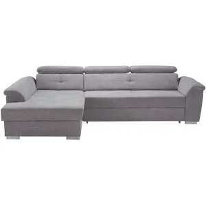 Höffner Ecksofa  Magma ¦ grau ¦ Maße (cm): B: 197 H: 98 T: 295.0